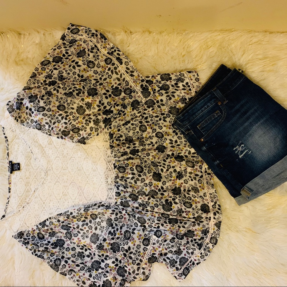 Torrid top kimono sleeve style